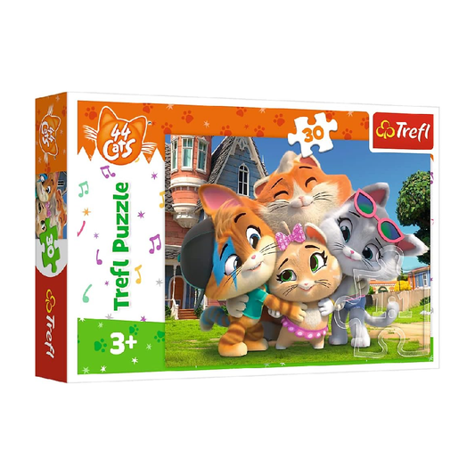 Trefl Puzzle: Fairytale Cats - 30 Pcs