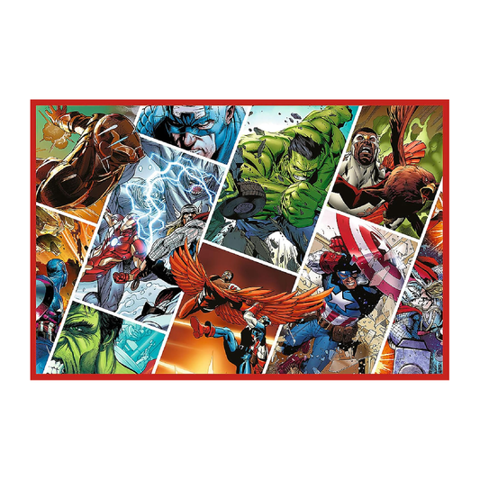 Trefl Puzzle: 2-in-1 Marvel The Avengers: Defender of the World - 200 Pcs