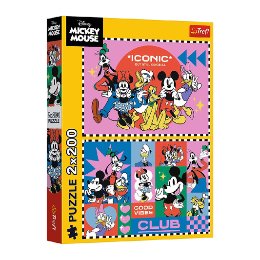 Trefl Puzzle: 2-in-1 Mickey Time with Friends - 200 Pcs
