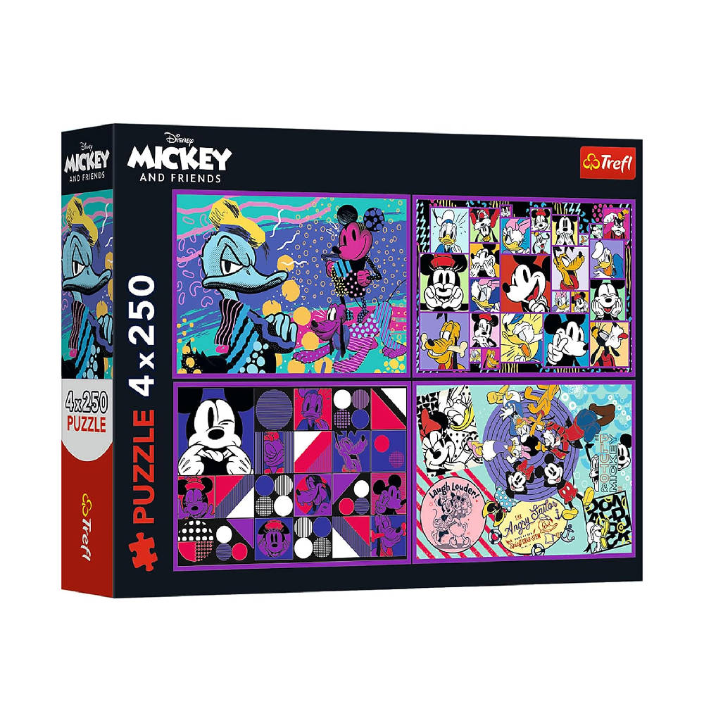 Trefl Puzzle: 2-in-1 Disney, Mickey Mouse Adventure Series - 250 Pcs