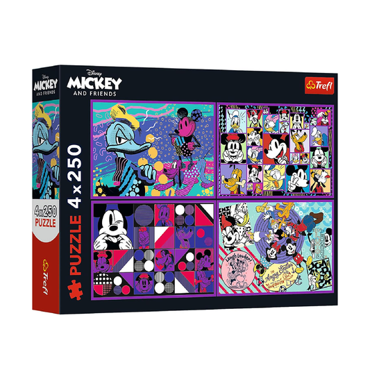 Trefl Puzzle: 2-in-1 Disney, Mickey Mouse Adventure Series - 250 Pcs